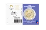 Monnaie 2€ commémorative Jeux Olympiques de Paris 2024 - Qualité BU Millésime 2021 - 4/5  JO