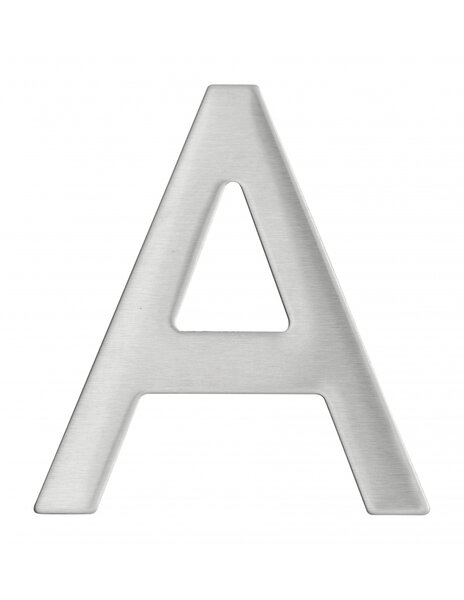 THIRARD - Lettre A inox H.76mm adhésif