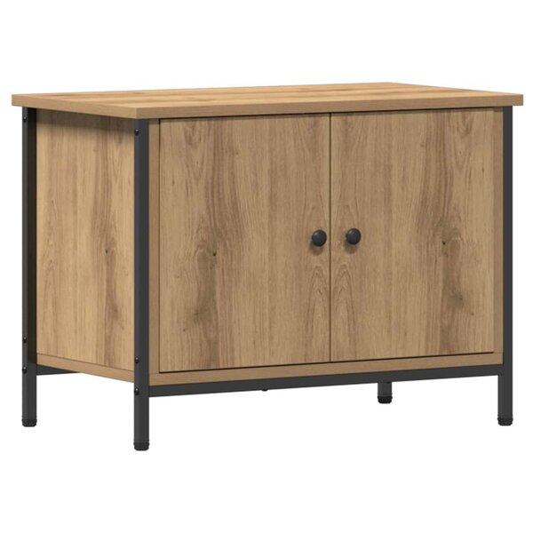 vidaXL Meuble TV chêne artisanal 60 x 35 x 45 cm Bois d'ingénierie