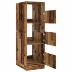 vidaXL Armoire à Laver avec stockage Bois ancien Bois d'ingénierie