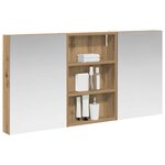 vidaXL Ensemble de Meubles de Salle de Bain 3 Pièces 120 x 10 5 x 60 5 cm