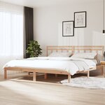 vidaXL Cadre de lit sans matelas bois massif