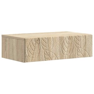 vidaXL Table d'appoint murale 87 5 x 34 5 x 17 cm Bois d'ingénierie