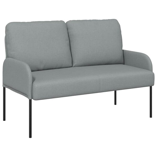 vidaXL Canapés avec coussin 110cm Gris clair Contreplaqué