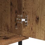 vidaXL Buffet Bois Ancien 40 x 35 x 70 cm Bois d'ingénierie et fer
