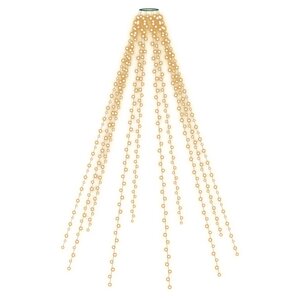 vidaXL Guirlande lumineuse filet d'arbre de Noël 500 LED 500 cm