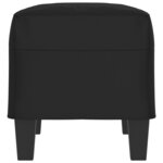 vidaXL Banc Noir 70x35x41 cm Tissu microfibre