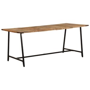 vidaXL Table à dîner 180x90x75 cm bois de manguier massif