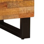 vidaXL Meuble TV Marron 80 x 33 x 46 cm Bois de mangue massif