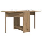 vidaXL Table à dîner 138 x 70 x 73 5 cm Bois d'ingénierie