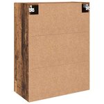 vidaXL Meuble mural Marron 69 5 x 34 x 90 cm Bois d'ingénierie