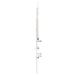 vidaXL Tête de lit blanc 160 cm bois massif de pin
