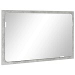 vidaXL Ensemble de mobilier de salle de bain avec tiroir Gris béton