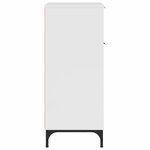 vidaXL Cabinet de salle de bain Blanc brillant 39 5 x 36 x 88 cm