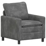 vidaXL Ensemble de Canapés 2 Pièces Gris clair Polyester