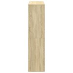 vidaXL Cloison de séparation chêne sonoma 100x33x135cm bois ingénierie