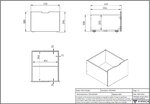 2 tiroirs de rangement pour lit blanc