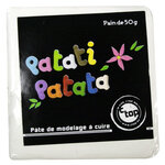 Pâte polymère à modeler Patati Patata Blanc 50 g