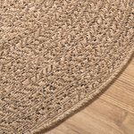 vidaXL Tapis 90 cm aspect jute intérieur et extérieur