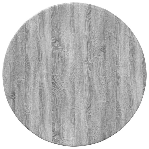 vidaXL Plateau de table Sonoma gris 40 x 40 x 1.5 cm Bois d'ingénierie