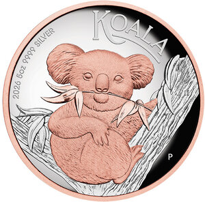 Monnaie AUSTRALIAN KOALA 5 Oz Argent 8$ Australia 2026