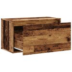 vidaXL Banc d'entrée 80x40x45 cm vieux bois bois d'ingénierie