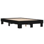 vidaXL Cadre de lit sans matelas noir 120x200 cm