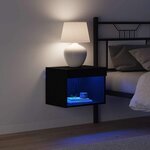 vidaXL Meuble TV Chêne noir 40 x 30 x 30 cm Bois d'ingénierie