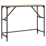 vidaXL Table console chêne sonoma 100x32x75 cm bois d'ingénierie