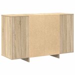 vidaXL Buffet Chêne sonoma 120 x 41 x 75 cm Bois d'ingénierie