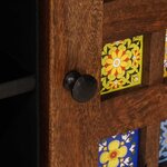 vidaXL Meuble TV Noyer 105 x 33 x 46 cm Bois de mangue massif