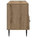 vidaXL Meuble TV 102 x 34 5 x 50 cm Chêne artisanal Bois d'ingénierie