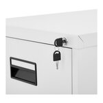 Meuble de classement bureau suspendu 3 tiroirs 101 5 cm 125 kg 14_0002486