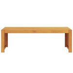 vidaXL Table d'appoint Huile Naturelle 110 x 55 x 35 cm