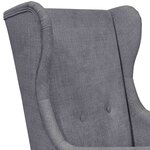 vidaXL Fauteuil Gris clair ARES
