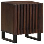 vidaXL Tables de chevet 2 Pièces 40x34x46 cm bois de manguier massif