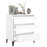 vidaXL Buffet Blanc 60x35x70 cm Bois d'ingénierie