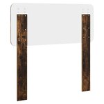 vidaXL Tête de lit Chêne fumé 80 cm Bois d'ingénierie