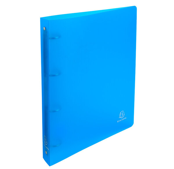 Classeur 4 anneaux 30 mm polypropylène Chromaline - A4 maxi  bleu x 10 EXACOMPTA