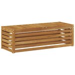 vidaXL Banc de Jardin Naturel 115 x 43 x 37 cm Bois d'Acacia Massif