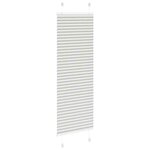 vidaXL Store plissé gris clair 45x150 cm largeur du tissu 44 4 cm