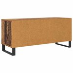 vidaXL Meuble TV avec tiroir Bois Ancien 100 x 34 5 x 44 5 cm