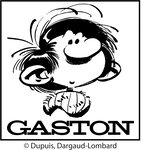 Maxi grande carte géante bon anniversaire gaston lagaffe franquin avec enveloppe