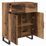 vidaXL Buffet Bois Ancien 69 5 x 34 x 90 cm Bois d'ingénierie
