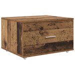 vidaXL Meuble de tiroir Bois vieilli Panneau de particules Moyenne