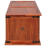 vidaXL Coffre de rangement 79x34x32 cm Bois d'acacia solide