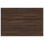 vidaXL Étagères murales 4 Pièces chêne marron 60x40x1 5cm bois ingénierie
