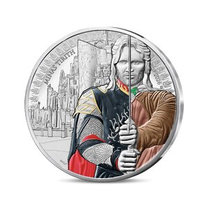 Le Seigneur des Anneaux Monnaie de 50€ Argent Aragorn et Minas Tirith