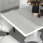 vidaXL Protecteur de table mat 160x90 cm 2 mm PVC