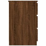 vidaXL Bureau Chêne marron 140x50x77 cm Bois d'ingénierie